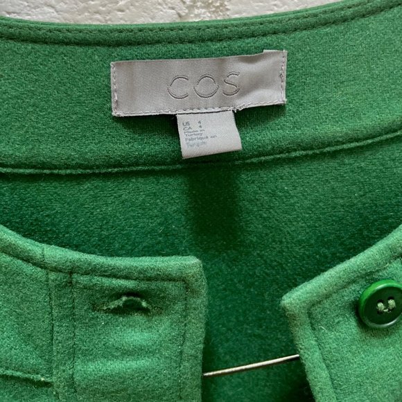 COS Statement Green Jacket Dress with Pockets - Picture 7 of 8